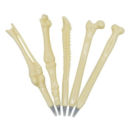 Maydahui 25 PCS Bone Ballpoint Pen Creative Novelty Pens Black Ink for Halloween Artist Doctot Nurse School Office Party