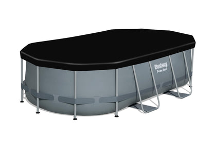 Bestway | Oval Pool Cover for Above Ground Pools, 4.27m x 2.50m, Black