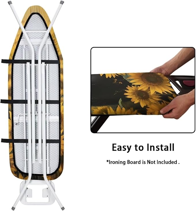 Ironing Board Cover, Pretective Covers 15 x 54 Iron Board Covers Sunflower and