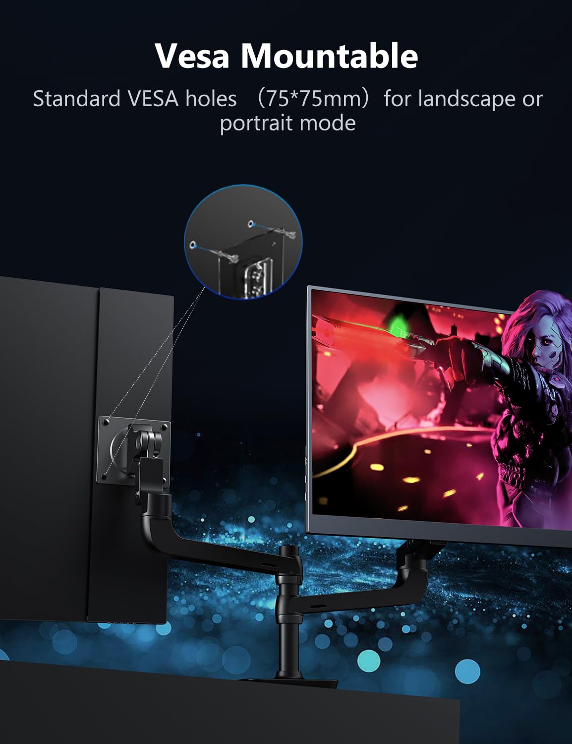 4K Portable Monitor, 16" 3840x2400 IPS Laptop Screen, 1500:1, 400 Nits Screen USB C HDMI Computer Gaming Display with Speakers & Smart Cover, Travel Monitor for PC Phone PS5/4 Xbox Switch