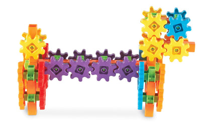 Learning Resources Gears Gears Gears, Deluxe Beginners Building Set, 100 Pieces, STEM Construction Toy for Kids, Building Toy, Develops Fine Motor Skills, Gifts for Boys & Girls Aged 3 4 5
