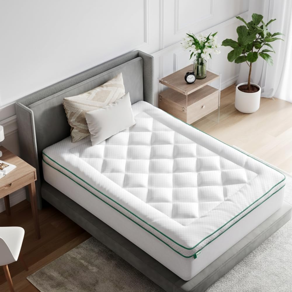 Novilla Queen Mattress Topper, Extra Thick Pillow Top Mattress Pad, Down Alternative Fill Breathable Cover, 8-21" Deep Pocket Soft Bed Topper for Back Pain Relief