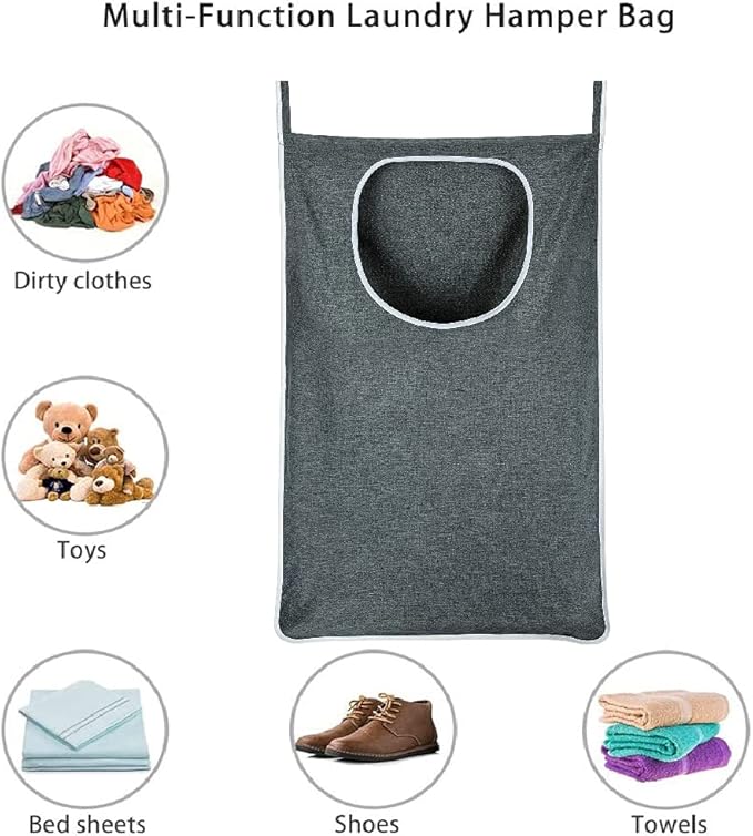 2PCS HangingLaundry bags, Over DoorLaundry wash bags