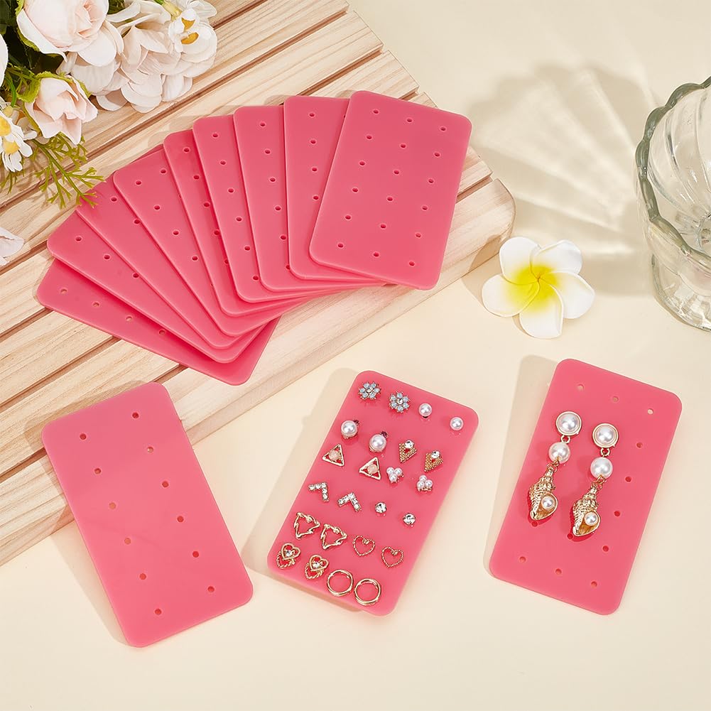 OLYCRAFT 18Pc Portable Earring Display Card for Travel Home Earring Jewelry