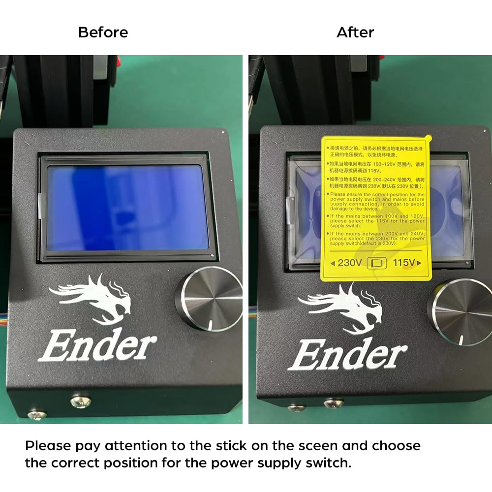 Official Creality Ender 3 3D Printer Fully Open Source with Resume Printing Function DIY Printers Build Volulme 8.66x8.66x9.84 inch