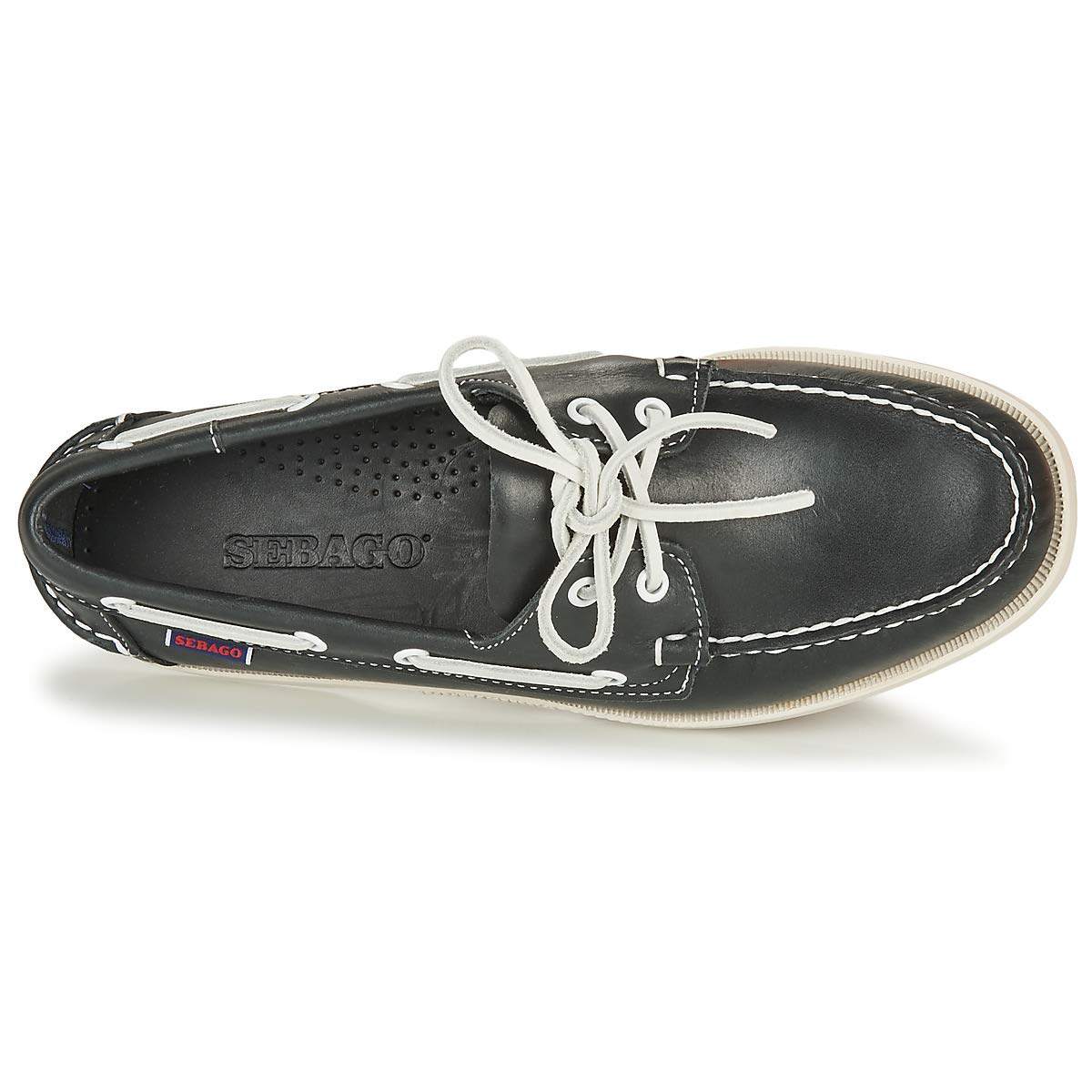 Sebago Docksides, Men Boat Shoes, Blue (Blue Nite Leather), 11 UK (46 EU)