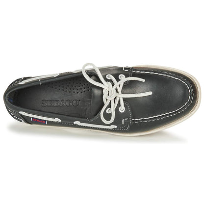 Sebago Docksides, Men Boat Shoes, Blue (Blue Nite Leather), 11 UK (46 EU)