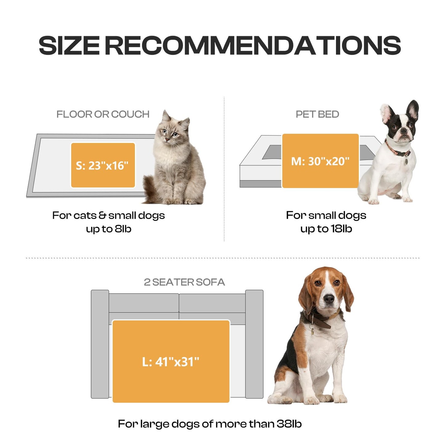 1 Pack 3 Blankets Super Soft Fluffy Premium Fleece Pet Blanket Flannel Throw for Dog Puppy Cat Paw Brown/Pink/White Medium(30x20 inch)
