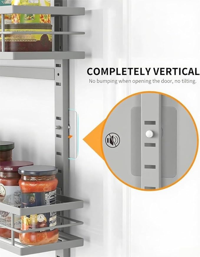 Moforoco Grey 9-Tier Over The Door Pantry Organizer, Pantry Organization and