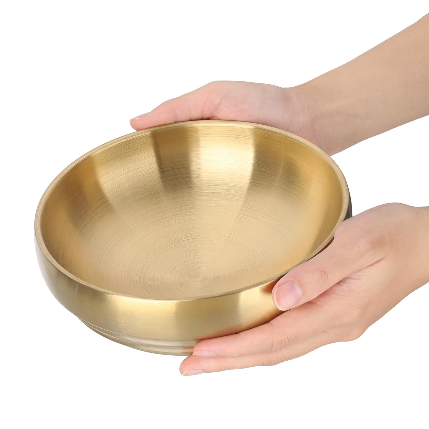 GUSHBIN 7.4 Inches Key Bowl for Entryway Table Decorative Bowl Key Dish for Organizing Tabletop Catch All Gold Fruit Bowls for Kitchen Counter, Coffee Table