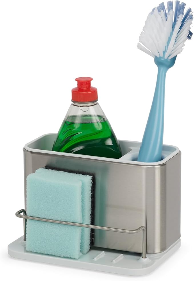 Joseph Joseph Surface Stainless Steel Caddy Sink Area Organizer and Sponge