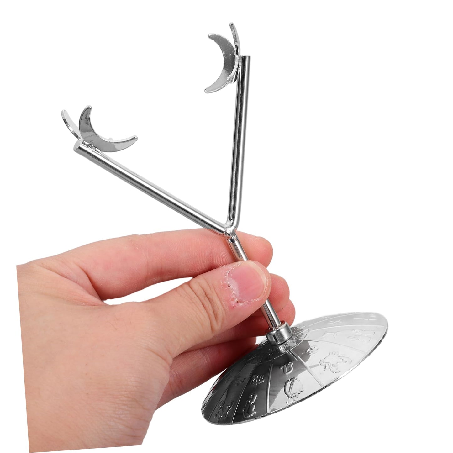 ABOOFAN Display Pedestal for Rocks Rhombus Ore Bracket Adjustable Metal Crystal Holder Stone Display Stand Diamond Shape Base Holder for Raw Gems Home Decor Stand