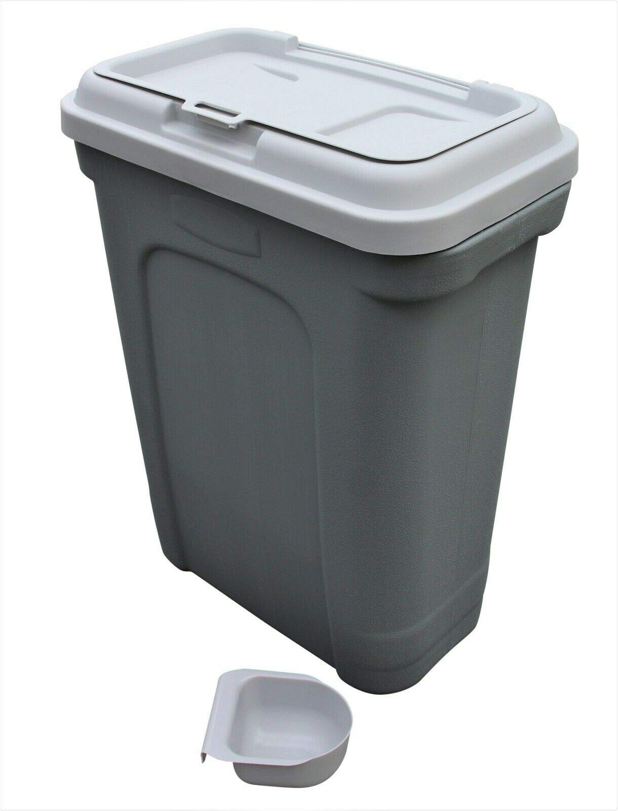 HH Home Hut Pet Food Storage Container 35L Dog Cat Animal Bin 16 KG Dry Feed 23KG Seed With food scoop and air tight seal