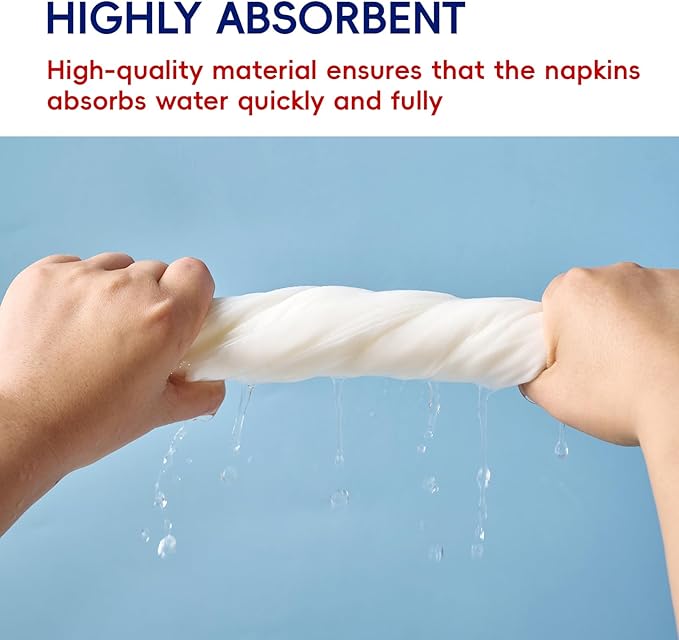 1000 Pack Disposable Bathroom Napkins Hand Towels