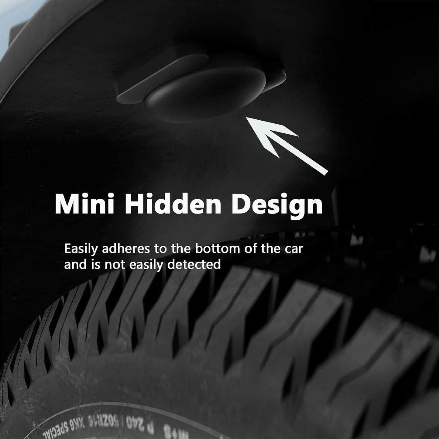 GPS Tracker for Vehicles,Real Time GPS Tracker for Car Work with Apple Find My(iOS Only),No Monthly Fee Hidden Mini Tracker Device for Vehicles (Black,2PCS)