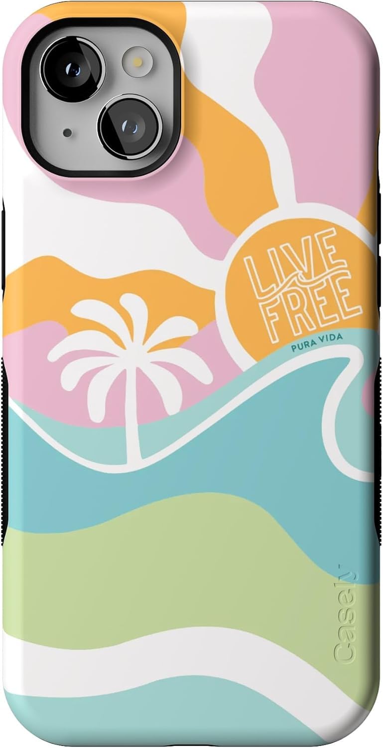 Casely iPhone 14 Plus Case | Sage Garden | Green Floral | Compatible with MagSafe | Bold Protective Design