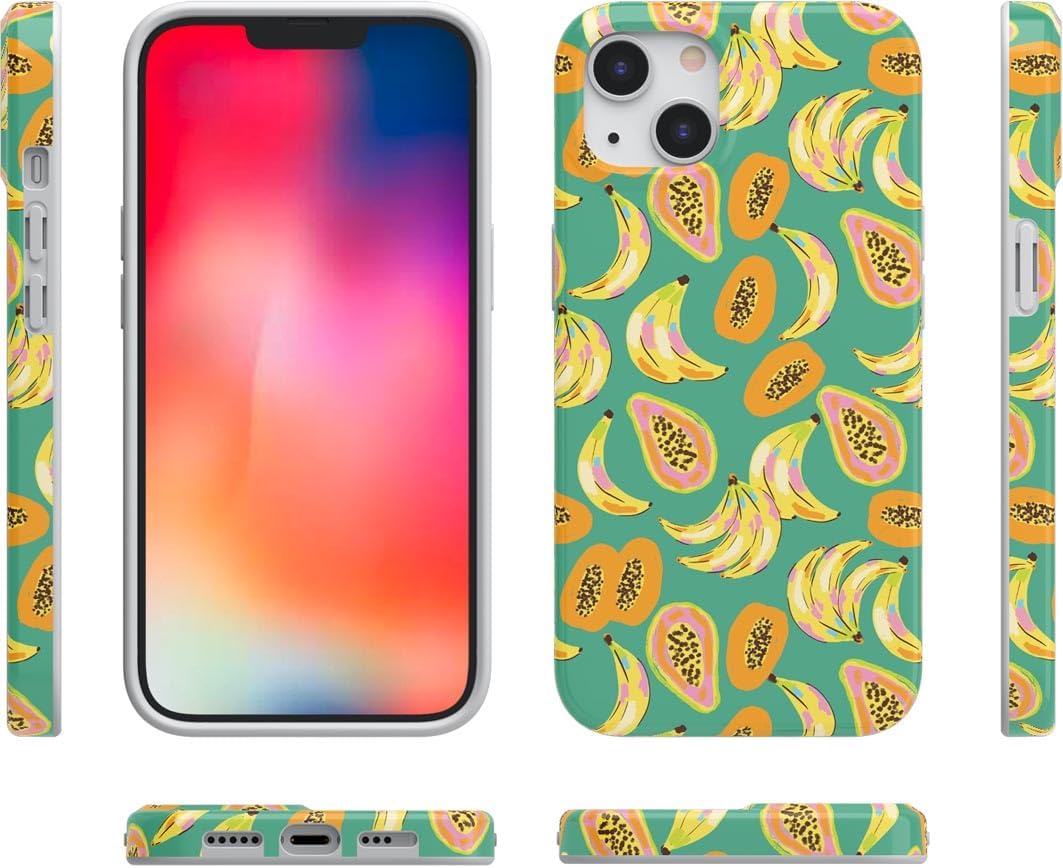 Casely iPhone 14 Case | Fit Check | Neutral Checkerboard | Compatible with MagSafe | Classic Ultra Slim Design