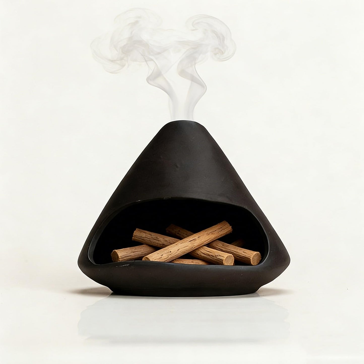 Ceramic Palo Santo Holder Incense Burner with Handcraft Small Ceramic Sage Burner Holder， for sage、Cone Burning, Aromatic Home Decor, Ceramic ash Tray, Anxiety Relief Meditation for Women