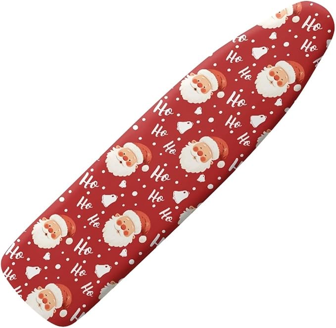 Cute Santa Claus Xmas Ironing Board Cover Cover Standard Size Soft Fabric