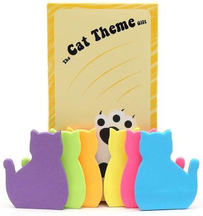 180 Sheets Cat Sticky Notes Set, Cat Lover Gifts for Women, Cute Office Supplies - Desk Accessories for Work, School, Office