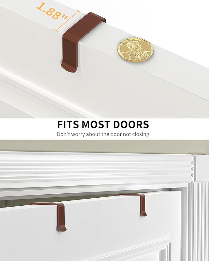 Moforoco Bronze 9-Tier Over The Door Pantry Organizer, Pantry Organization And