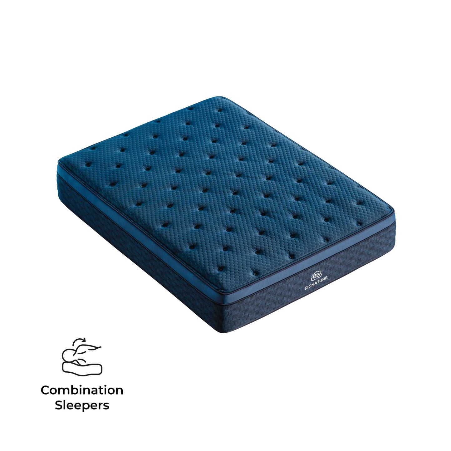 Brooklyn Bedding Signature Hybrid King 13 Inch Mattress, Medium Feel, CERTIPUR-US Certified Foam