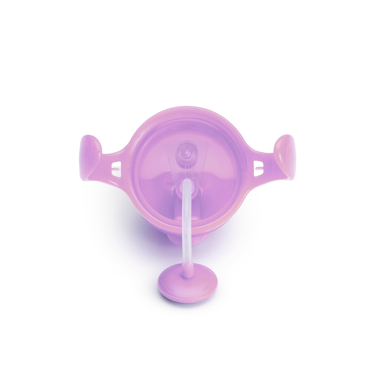 Munchkin Click Lock Tip & Sip Straw Cup Set| Baby & Toddler Sippy Cups with Straw| BPA Free Non Spill Cup| Dishwasher Safe Baby Straw Cup| Weighted Straw Childrens Cups| 7oz/207ml| 2 Pack| Pink/Purple