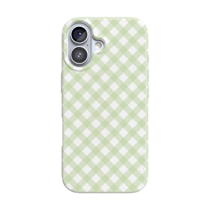 Casely iPhone 17 Case | Blue Stripes | Sunday Best | Compatible with MagSafe | Classic Ultra Slim Design