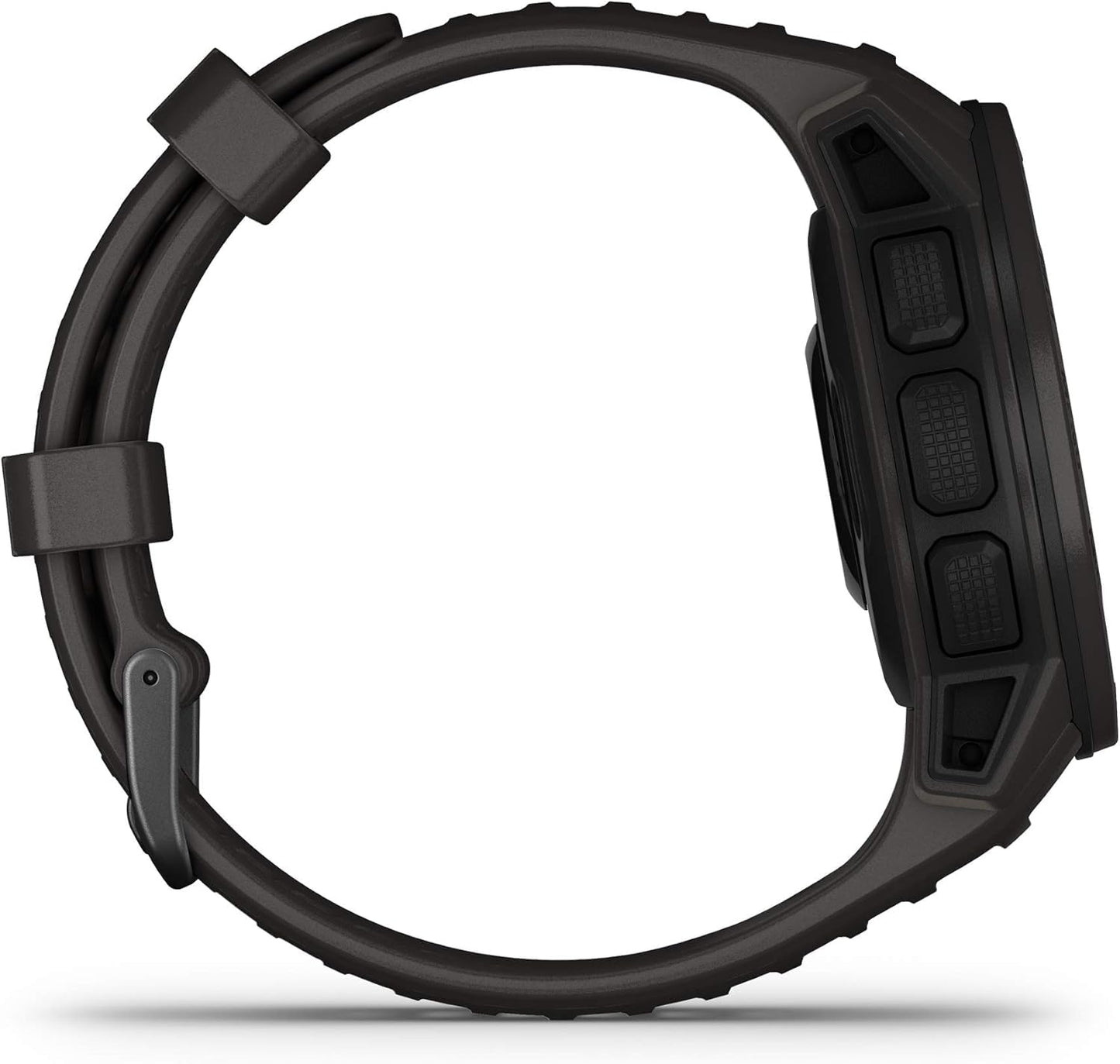 Garmin Instinct Solar, Solar-powered Rugged Outdoor Smartwatch, Built-in Sports Apps and Health Monitoring, Graphite