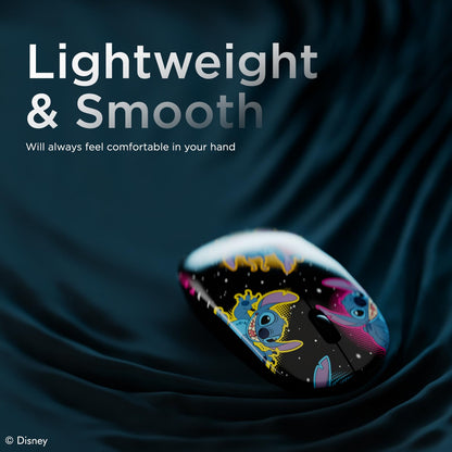 iJoy Disney Lilo and Stitch Wireless Mouse, Bluetooth Ergonomic Mouse Computer Accessories for Laptop Computer or Mini PC and Stitch Gifts for Women, Men, and All Fans of Stitch Stuff