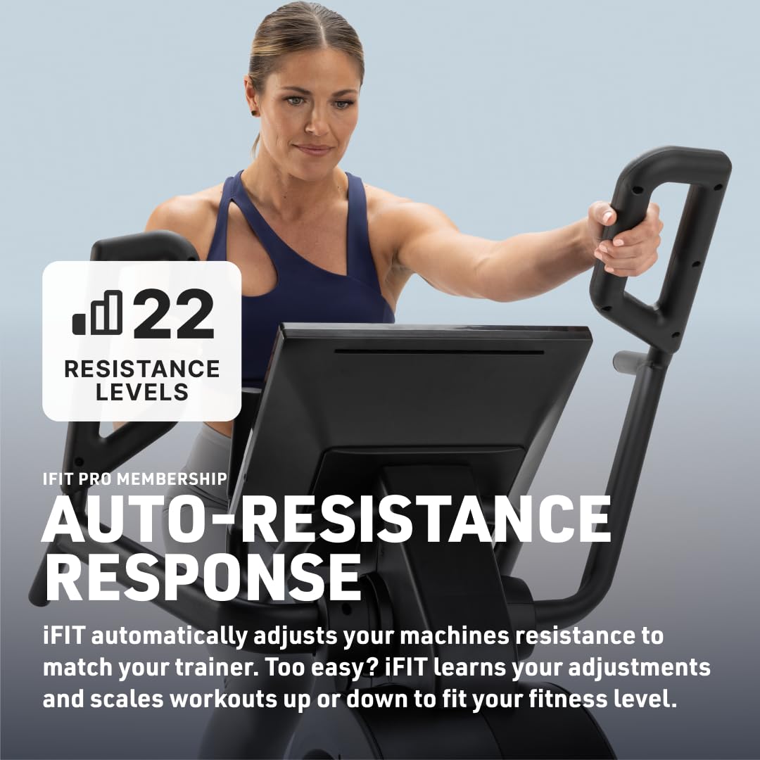 Nordictrack Step Climber with 10" HD Touchscreen, 22 Digital Resistance Levels + iFIT Pro Monthly Membership - 1 Month Included