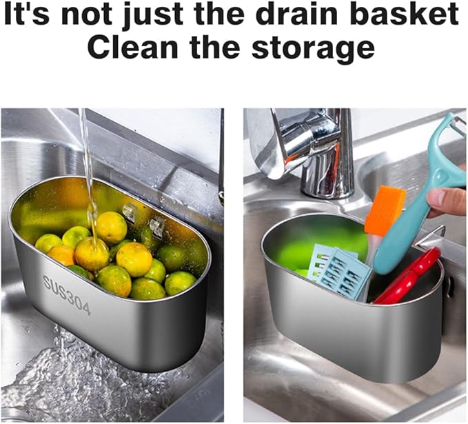 Stainless Steel Sink Drain Strainer Basket