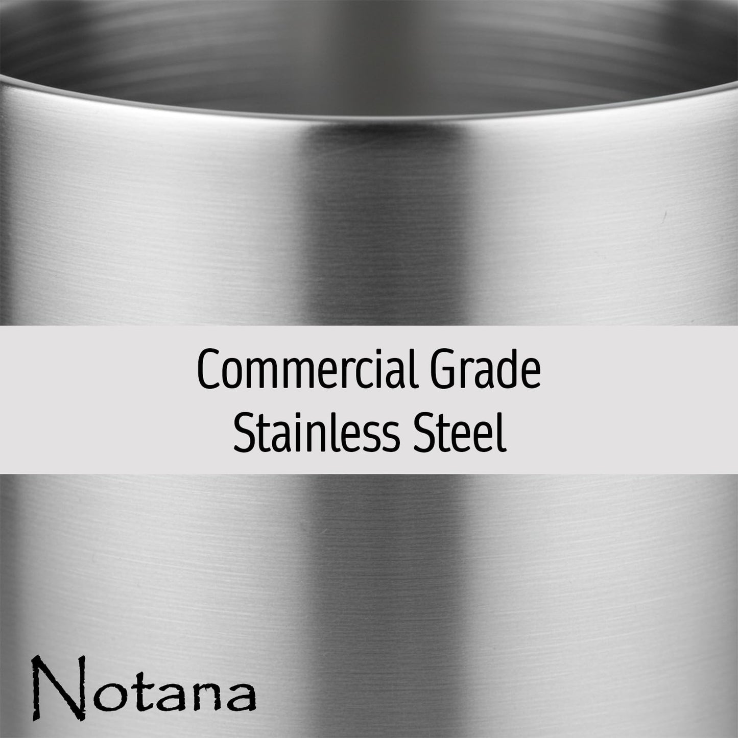 Notana Smooth Stainless Steel Round Cup - 2.5 oz Metal Sauce Cup Set - Stainless Steel Ramekin for Kitchen Use, Restaurant Stainless Sauce and Dipping Cup 12 Pack