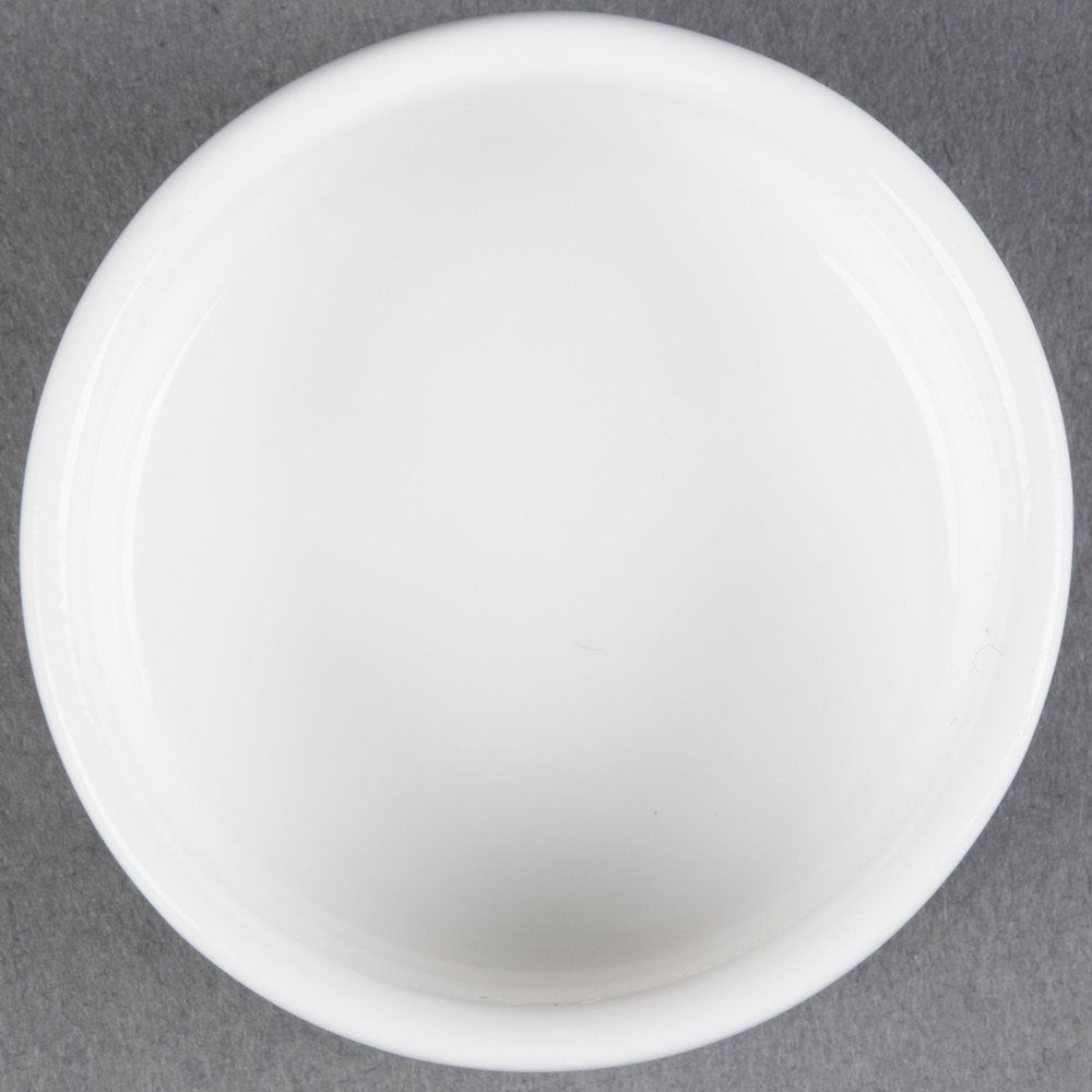 American Metalcraft Porcelain Tealight Candle Holder (Set of 4), Round, White, PSLT17
