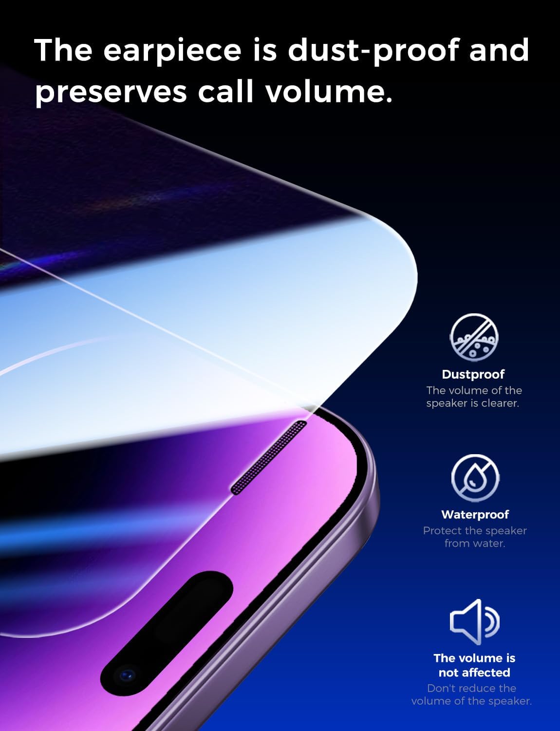 MAGIC JOHN 2 Pack for iPhone 14 Pro Max 6.7 inch Tempered Glass Screen Protector, Auto Dust-Elimination Installation, Bubble Free, Dynamic Island Compatible, HD Clear, Easy Installation
