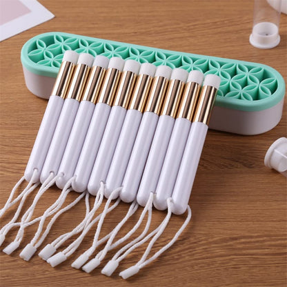 10 Pack Mini Blending Brushes Sets for Card Making Drawing Crafting Ink Paintbruhses Sets for Stamping Scrapbooking Background Card Stencils Die Cuts Card Making Scrapbooking Stamping Crafting Tool