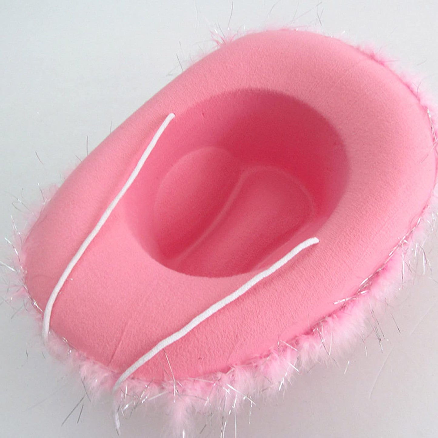 Sothuba Pink Cowgirl Hat with Feather Boa and Tiara Crown, Pink Cowboy Hat with Heart Sunglasses Bandanas for Women Girls Bachelorette Party Halloween Dress-Up