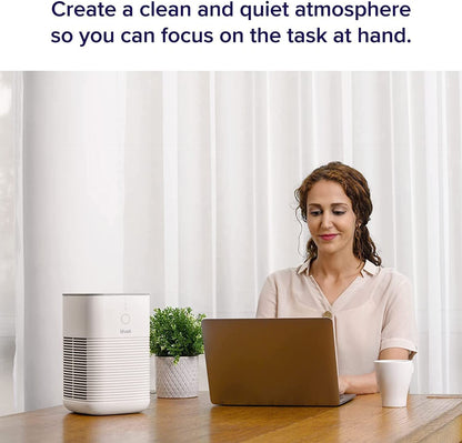 LEVOIT Air Purifier for Bedroom Home, Dual HEPA Filters with Aromatherapy Diffuser, Quiet Sleep Mode, Air Cleaner for Smoke, Allergies, Pet Dander, 100% Ozone Free, LV-H128, Gray