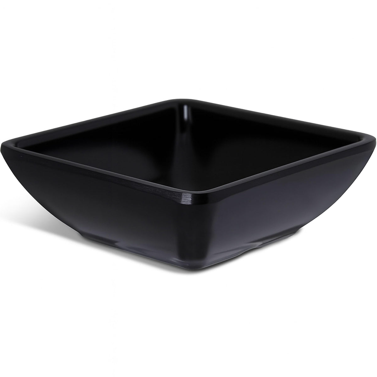 Carlisle FoodService Products 086003 Melamine Single Square Ramekin, 2 oz Capacity, 1-1/2" Length x 1-3/16" Width x 1" Height, Black (Case of 48)
