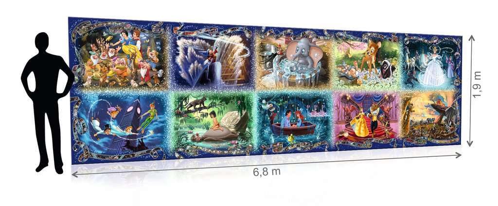 Ravensburger - Disney Memorable Moments - Spectacular 40000 Piece Jigsaw Puzzle - Bold Imagery of Favorite Characters - Cinderella, Bambi & More - Puzzles for Adults