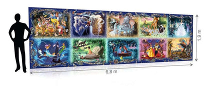 Ravensburger - Disney Memorable Moments - Spectacular 40000 Piece Jigsaw Puzzle - Bold Imagery of Favorite Characters - Cinderella, Bambi & More - Puzzles for Adults