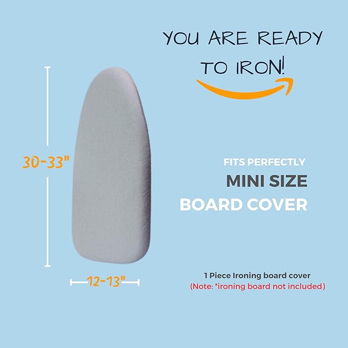 SAVUK 12 X 30 inch Smart Table top Ironing Board Cover and Pad