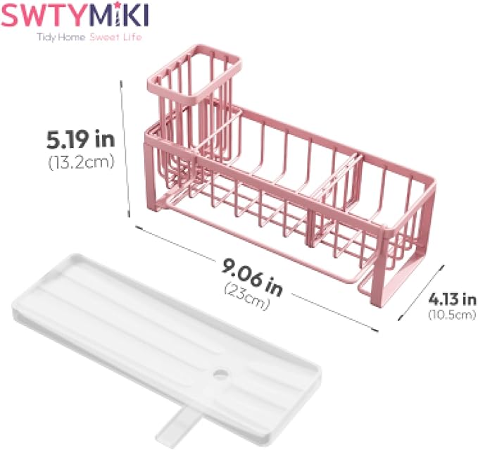 SWTYMIKI Sponge Holder for Kitchen Sink