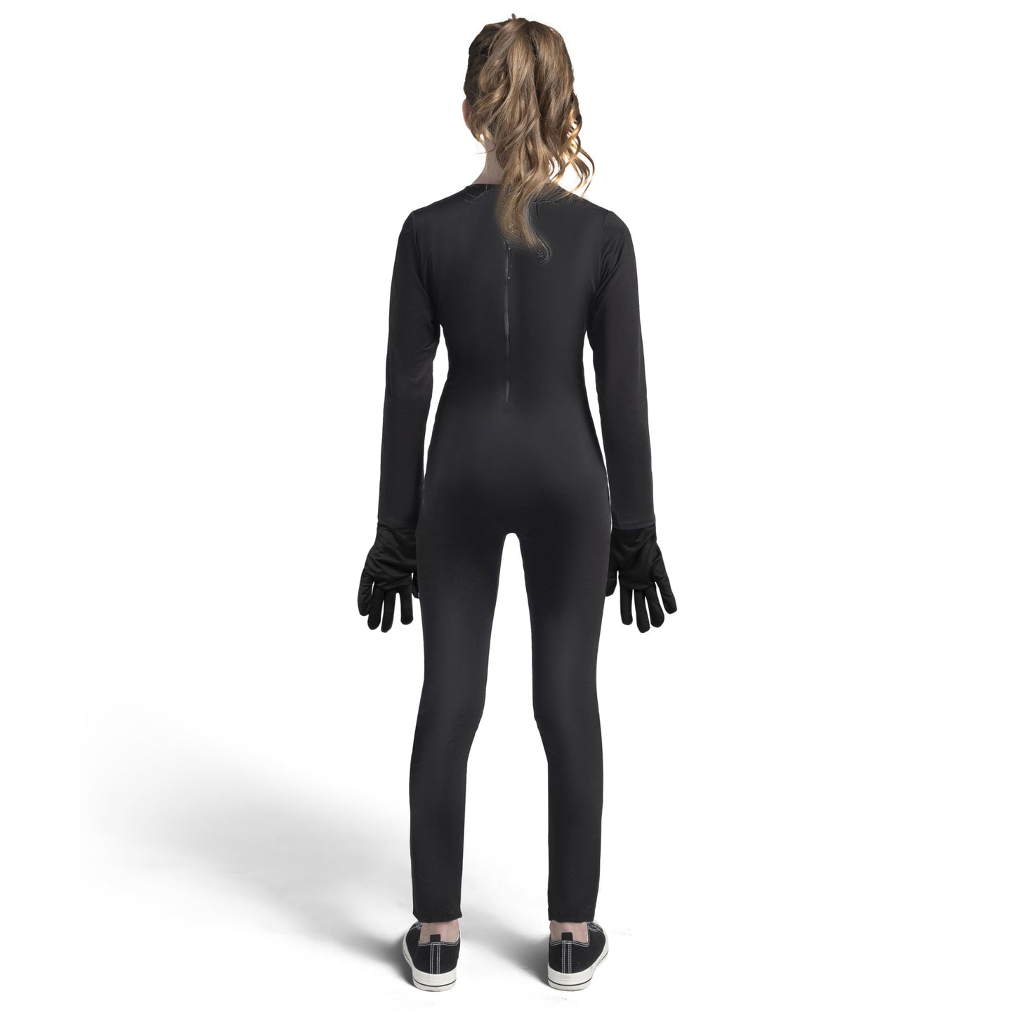 Spooktacular Creations Halloween Kids Skeleton Costume, Unisex Glow in the Dark Skeleton Jumpsuit with Gloves for Boys, Girls (Large(10-12 yrs))