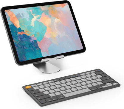 OMOTON Bluetooth Keyboard Compatible with iPad 10th Generation, iPad 10.2 (9th/8th/7th), iPad Pro 13/12.9/11 inch, iPad Air/Mini and More iOS Devices, White
