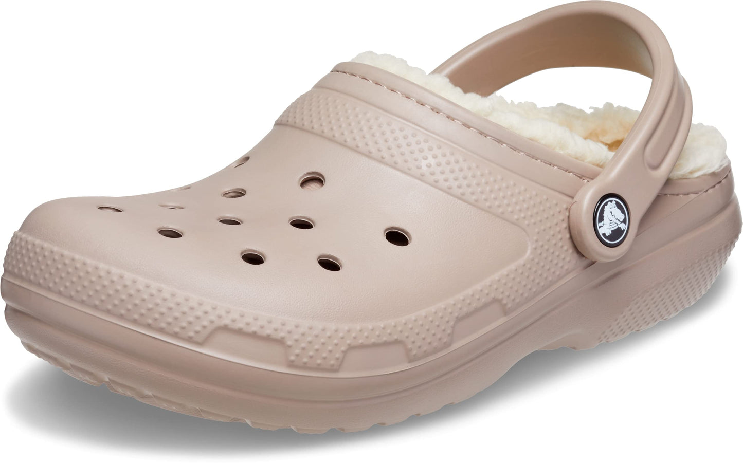 Crocs Unisex Classic Lined Clog, Mushroom Bone, 7 UK
