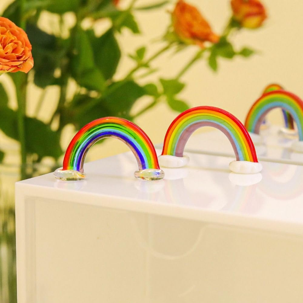 gifthub Crystal Home Decoration Crystal Statue,Beautiful Glass Home Decoration, Cute Rainbow Statue,Dining Table Family Collection