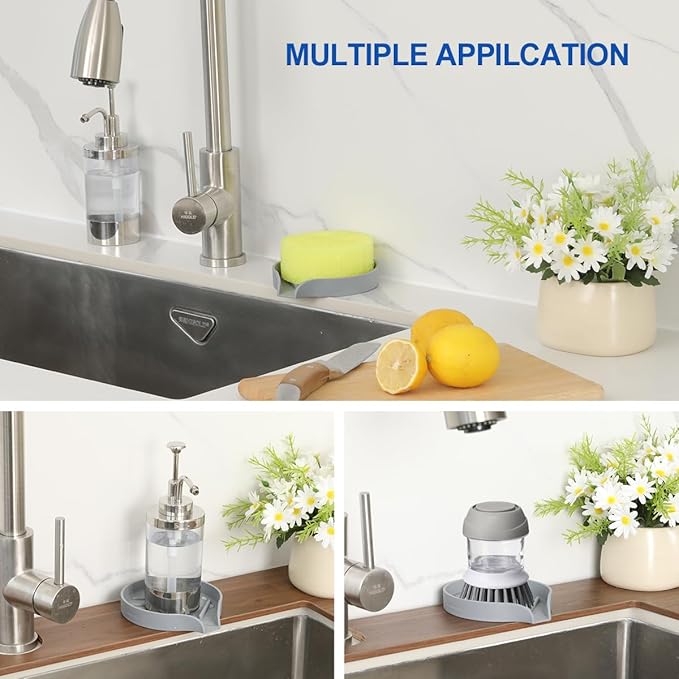 LANMU Silicone Smiley Face Sponge Holder