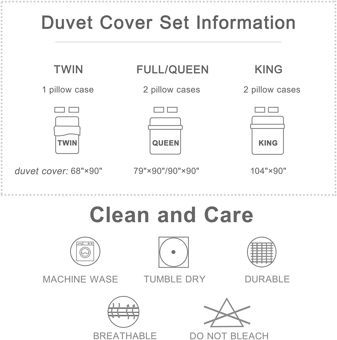 Elephant Couple Duvet Cover Set Full Size,3D African Tropical Wild Animal Comforter Cover with 2 Pillowcases,Golden King and Queen Crown Breathable Bedspread for Boys Teens