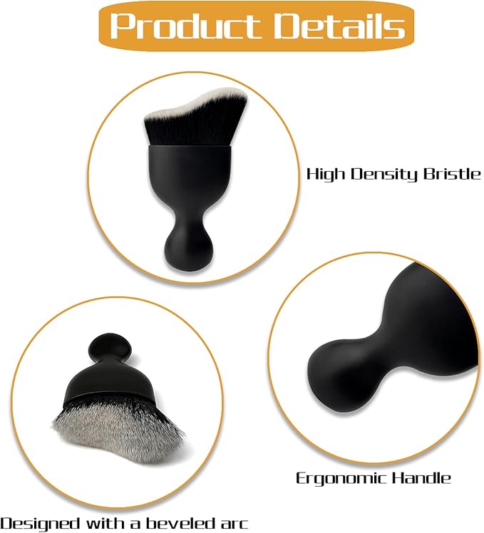 Car Interior Dust Brush, Auto Detailing Brush, Soft Bristles Car Cleaning